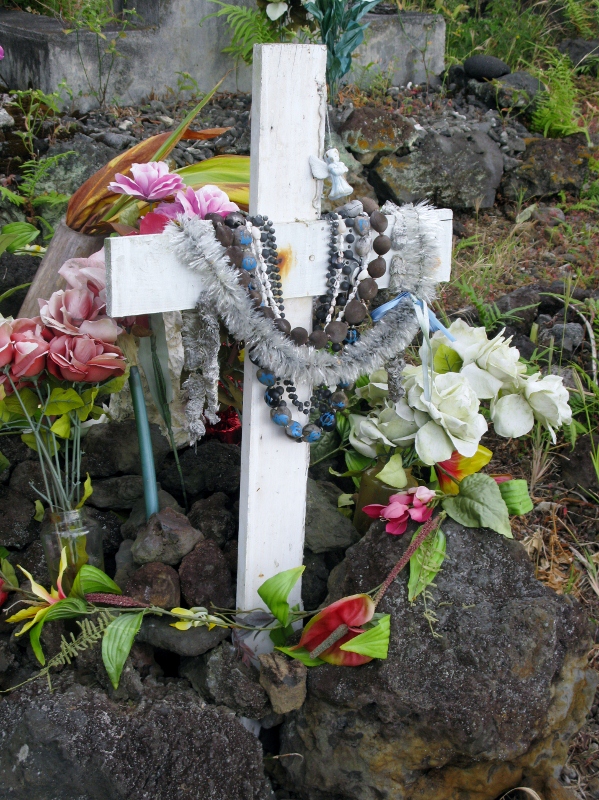 Cemetery on the Big Island Hawaii