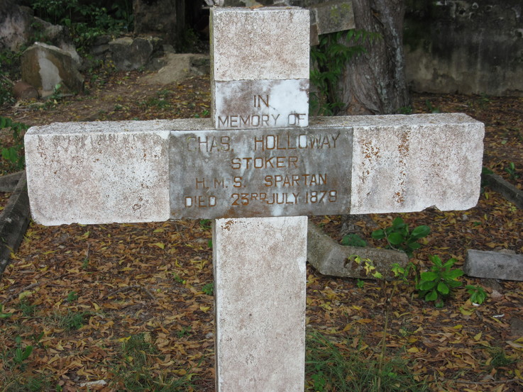 Grave of sailor from HMS Great Northern Grave Island Zanzibar